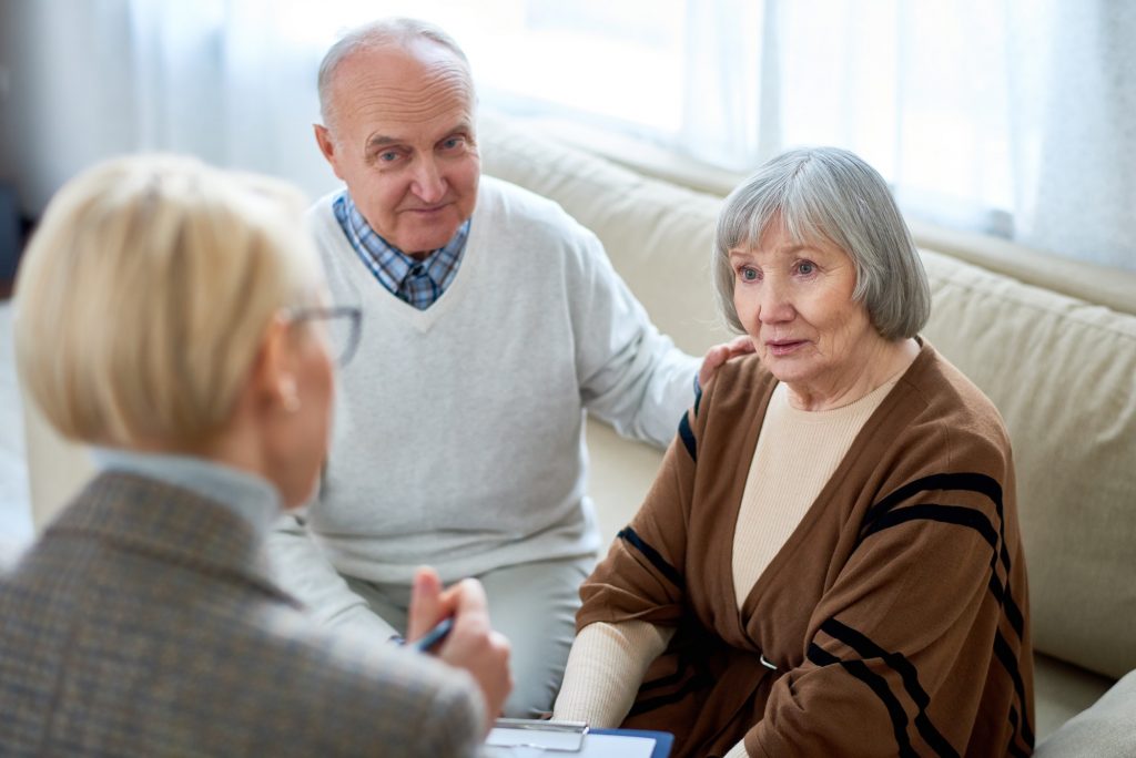consultation with elderly clients
